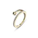 Twisted Tamina Gold Ring Base 7.5mm