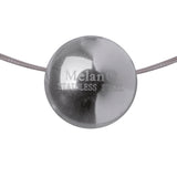 Melano Silver Ball Shiny Pendant