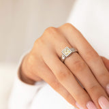 Vivid Vicky Antique Lemon Ring