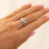 Twisted Tierra Silver Ring Base 6mm