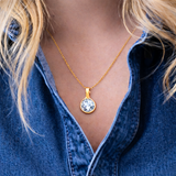 Tear drop crytal cubic zirconia pendant