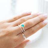 Twisted Tamina Rose Gold Ring Base 7.5mm