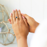 Twisted Halo Tracy Ring