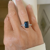 Twisted Tyler Blue Ring
