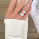 Twisted Tracy Pearl Ring