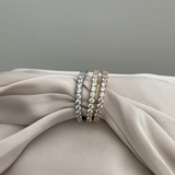 Stackable Saddy Eternity Silver