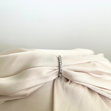 Stackable Saddy Eternity Silver