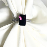 Twisted Aubergine Ring