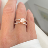 Twisted Salmon Box Ring