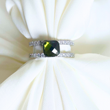 Twisted Olive Box Ring