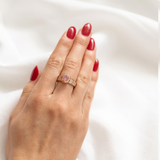 Vivid Pink Love Ring