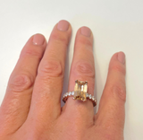 Twisted Champagne Ring