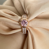 Vivid Pink Love Ring