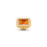 Vivid Antique CZ Stone Top