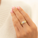 Twisted Tierra Glint Ring Set