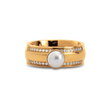 Twisted Tierra Pearl Ring