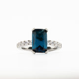 Twisted Tyler Blue Ring