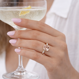 Melano Antique Rose Ring - Interchangeable Top