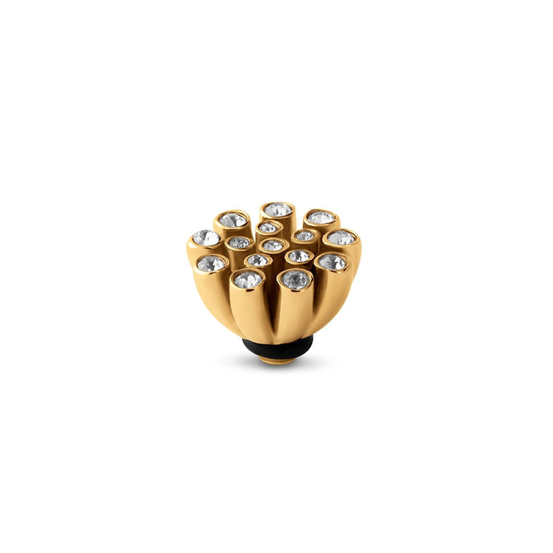 Twisted Coral Stone Top Rose Gold