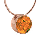 Melano Ochre Pendant 8mm