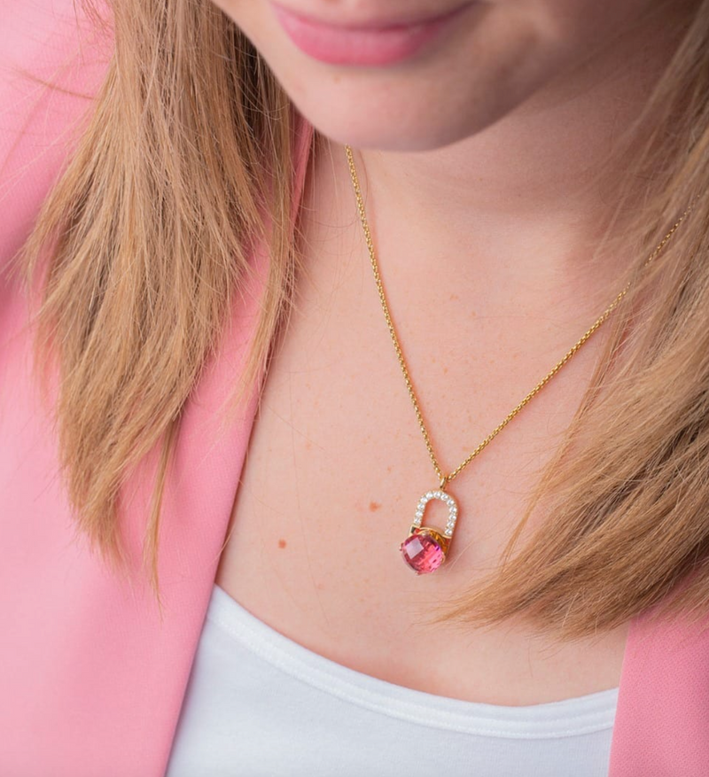 Twisted Collection Teddy pendant | Rose Gold