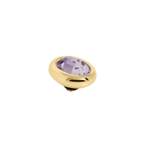 Tara Oval | Light Amethyst | Rose Gold | 10mm