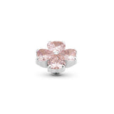 Melano Twisted Heart Clover stone