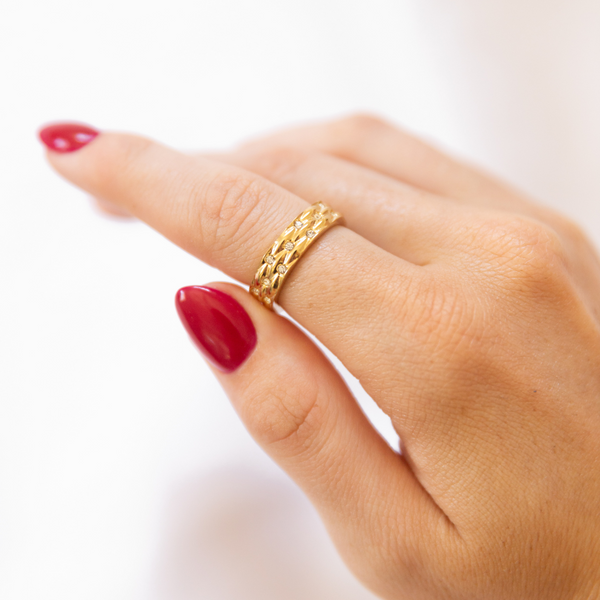 Stackable Ring Elena | Gold