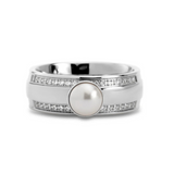 Twisted Tierra Pearl Ring