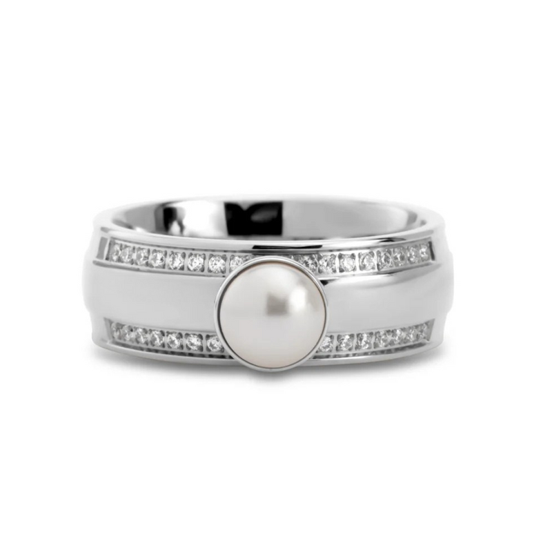 Twisted Tierra Pearl Ring