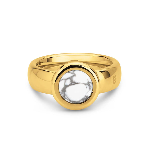 Vivid Marble Queen Ring