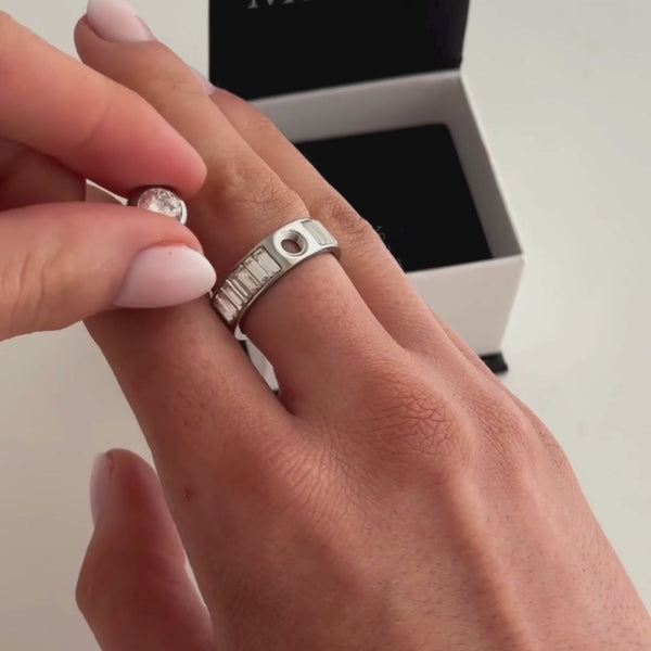 Vivid Baguette Ring