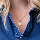 Tear drop pink cubic zirconia pendant