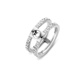 Melano Trista Silver Ring Base 8mm