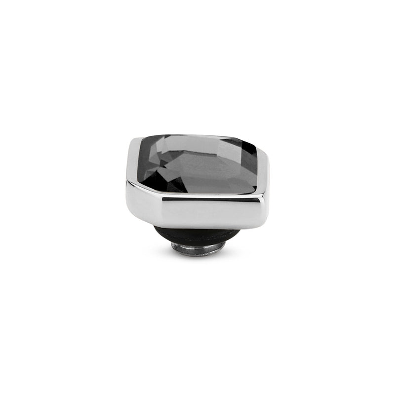Pointy | Transparent Black | Silver |6.5mm