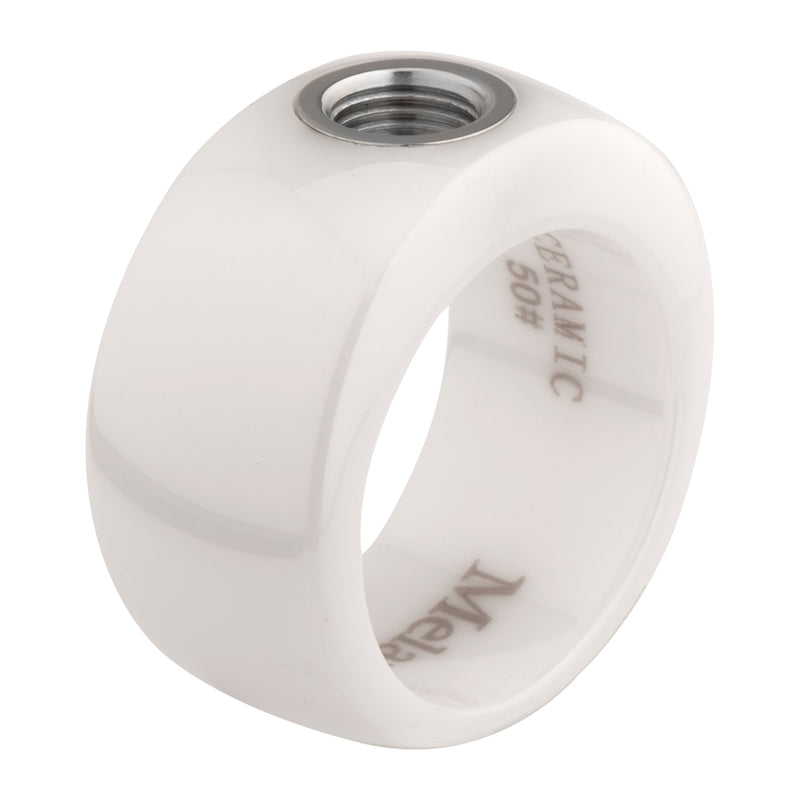 Sturdy ring base | Ceramic | White