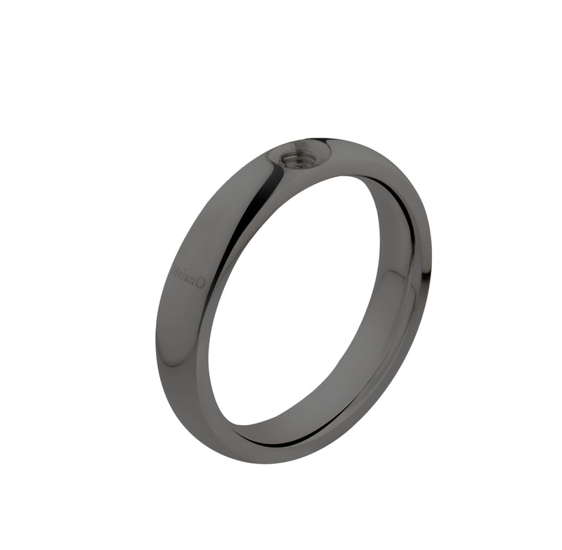 Twisted Tracy Ring | Black