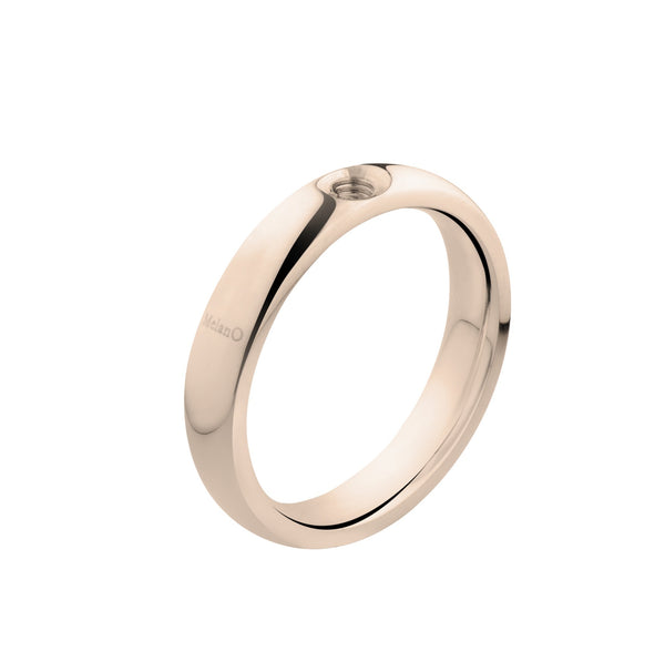 Twisted Tracy Rose Gold Ring Base 4mm – Melano Australia