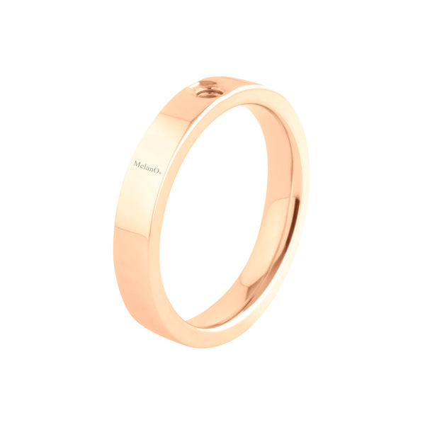 Tatum Square | Rose Gold | 4mm