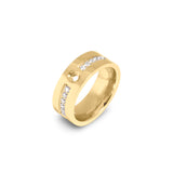 Twisted Tatum Gold Ring Base 8mm