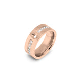 Melano Tatum Rose Gold Ring Base 8mm