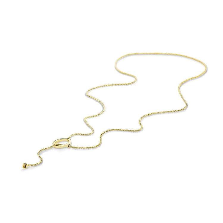 Melano Twisted Circle Necklace